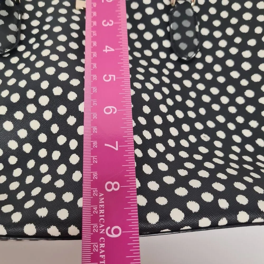 Kate Spade Dally Tote Purse Laurel Way Printed Polka Dot Handbag Casual Cute